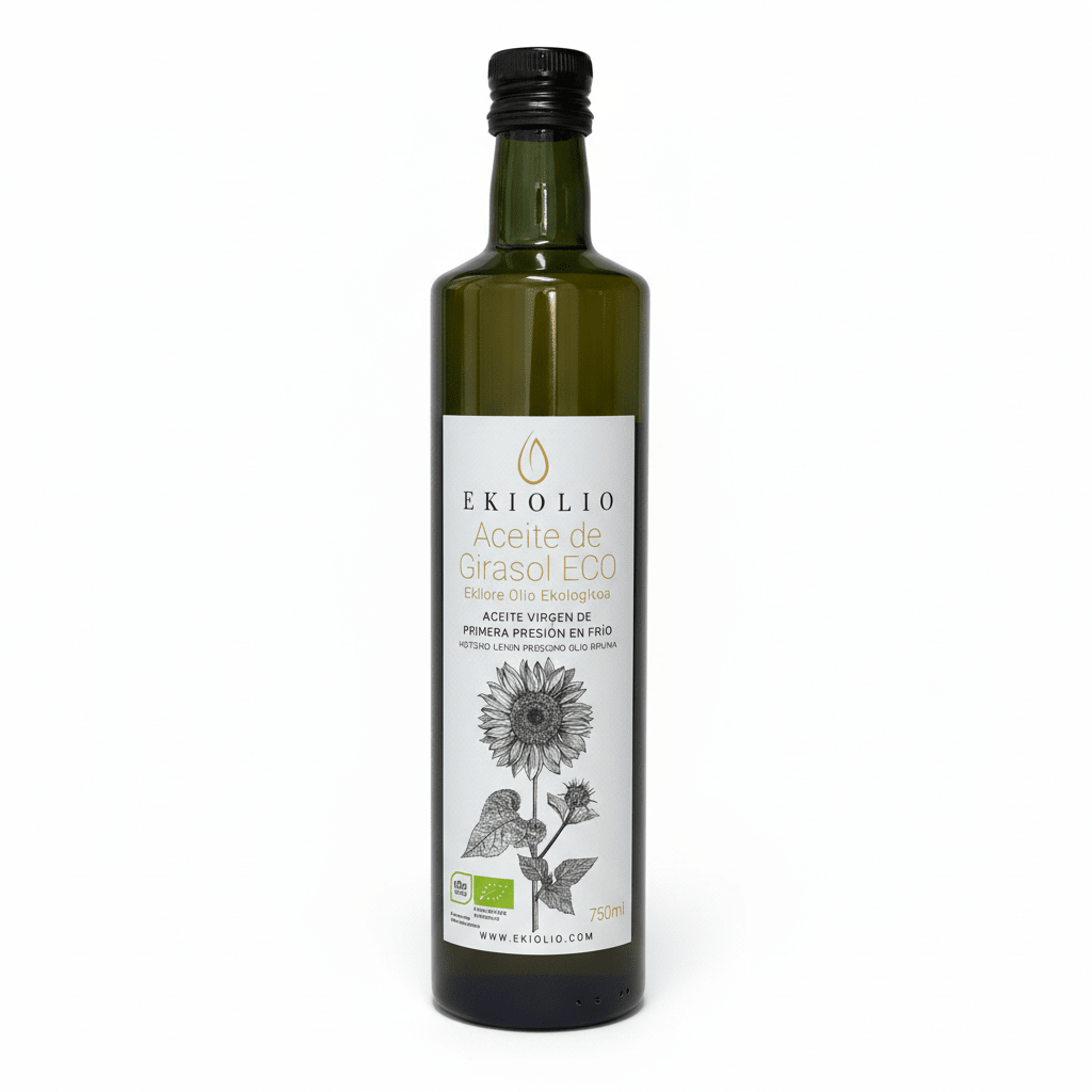 Aceite de Girasol Ecológico Ekiolio - Elaborados Bergonda SL