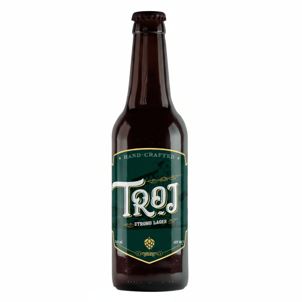 Cerveza Artesanal Troj Strong Lager 6% - 33cl - Elaborados Bergonda SL